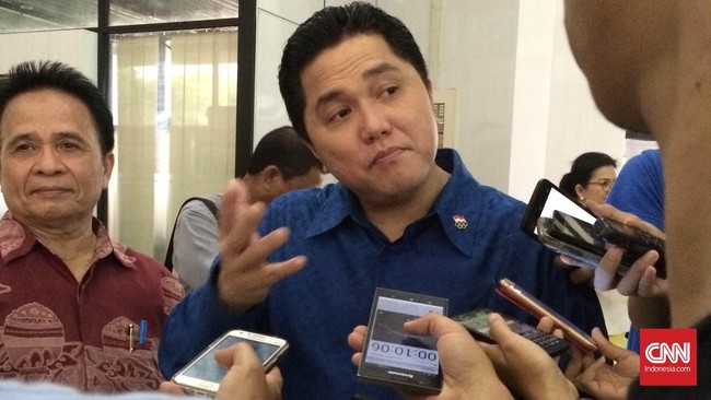 Erick Thohir dipanggil untuk membahas persiapan Asian Games dalam kepasitasnya sebagai Ketua Komite Olimpiade Indonesia.