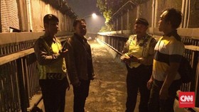 Tips Polisi Hindari Kejahatan di Jembatan Penyeberangan