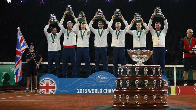 Britania Raya untuk kali pertama dalam 79 tahun terakhir merebut gelar Piala Davis setelah mengalahkan Belgia. Andy Murray menjadi penentu sukses Britania Raya.