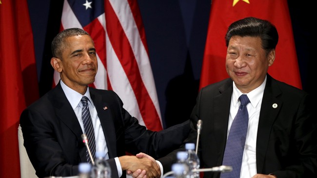 Presiden AS Barack Obama dan Presiden China Xi Jinping berjanji bekerja sama demi mengupayakan terciptanya ekonomi global yang rendah karbon. 