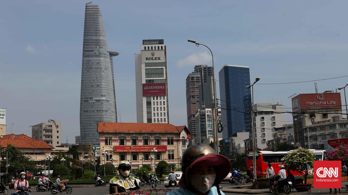 Kota Ho Chi Minh dari Ketinggian
