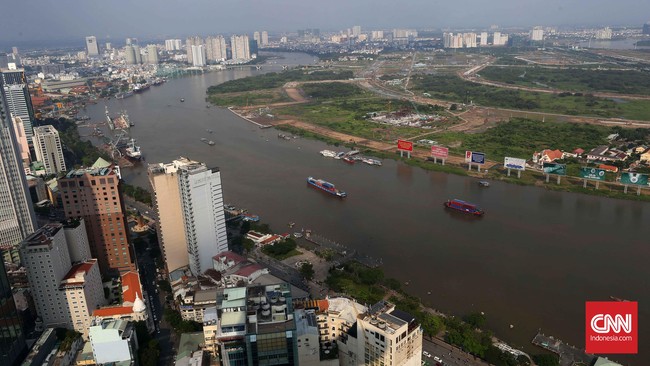Pertumbuhan ekonomi Vietnam dilaporkan hanya 2,58 persen pada 2021, lebih rendah dari tahun lalu, 2,91 persen.
