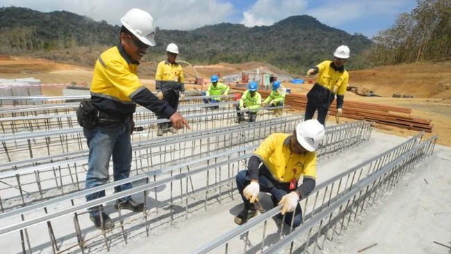MDKA menyebut konstruksi tambang emas Pani ditargetkan rampung akhir 2025 dan penuangan emas pertama direncanakan pada awal 2026.