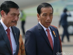 Jokowi Soroti Ucapan Luhut Soal OTT KPK saat Rapat di Istana