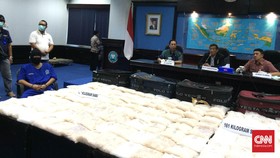 BNN Tangkap Kurir Sabu Seberat 161 Kg di Karawang