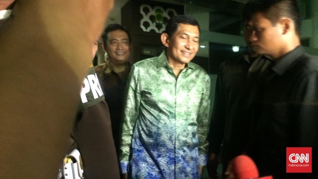 Presiden Direktur PT Freeport Indonesia Maroef Sjamsoeddin memenuhi undangan penyelidikan Kejaksaan Agung usai menghadiri sidang MKD.