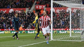 Babak Pertama: ManCity Tertinggal Dua Gol dari Stoke