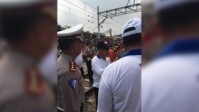 Kecelakaan KRL, Kapolda Metro Jaya Langsung Sambangi TKP