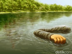 Mayat Mengapung di Sungai Batu Kasan Tanah Bumbu Gegerkan Nelayan