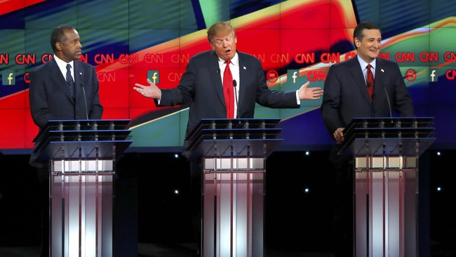 Jeb Bush menyebut Donald Trump sebagai "calon presiden yang kacau" setelah usulannya melarang Muslim masuk Amerika Serikat.