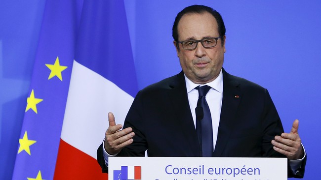 Hollande menanggapi pernyataan Trump yang menyebut bahwa akan lebih banyak negara mengikuti jejak Inggris keluar dari Uni Eropa.