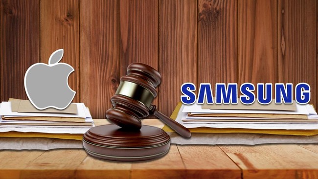Ilustrasi Apple vs Samsung