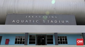 Kompleks Olahraga Jakabaring Rusak Akibat Hujan Angin