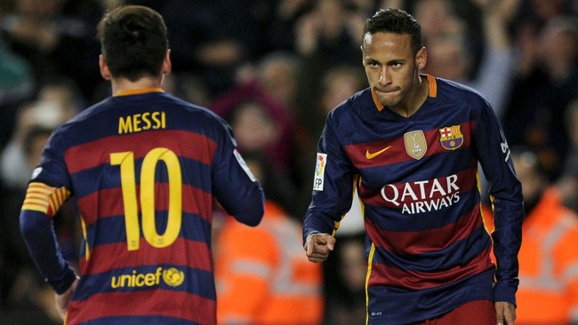 Barcelona mengakhiri 2015 dengan kemenangan 4-0 atas Real Betis pada lanjutan La Liga di Camp Nou, Rabu (29/12) malam waktu setempat.