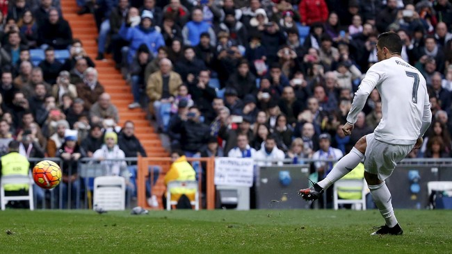 Eksekusi penalti Cristiano Ronaldo tidak pernah tidak mengarah ke gawang, hingga akhirnya CR7 gagal mengeksekusi penalti melawan Real Sociedad.