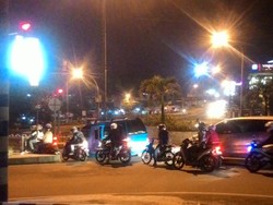 Kepadatan Lalin di Simpang Gadog Mencair Menjelang Malam