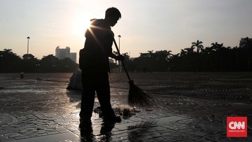 Pada hari normal sampah di Jakarta mencapai 7000 ton per hari. Saat lebaran, sampah tidak banyak ditemukan pemukiman melainkan di lokasi wisata.