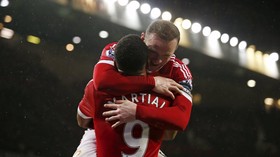 Foto Terbaik Kemenangan 'Pertama' Manchester United