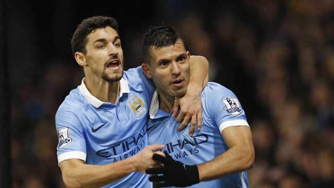 Dua penggawa senior Manchester City membuat timnya membalikkan keadaan di babak kedua dan meraih kemenangan tandang 2-1 atas Watford.