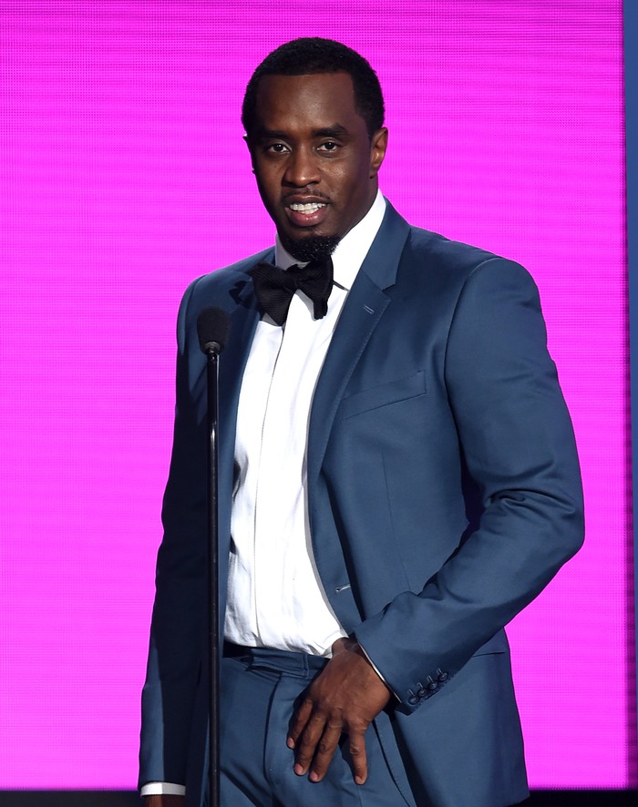 LOS ANGELES, CA - NOVEMBER 22:  Recording artist Sean 'Diddy' Combs speaks onstage during the 2015 American Music Awards at Microsoft Theater on November 22, 2015 in Los Angeles, California.  (Photo by Kevin Winter/Getty Images)