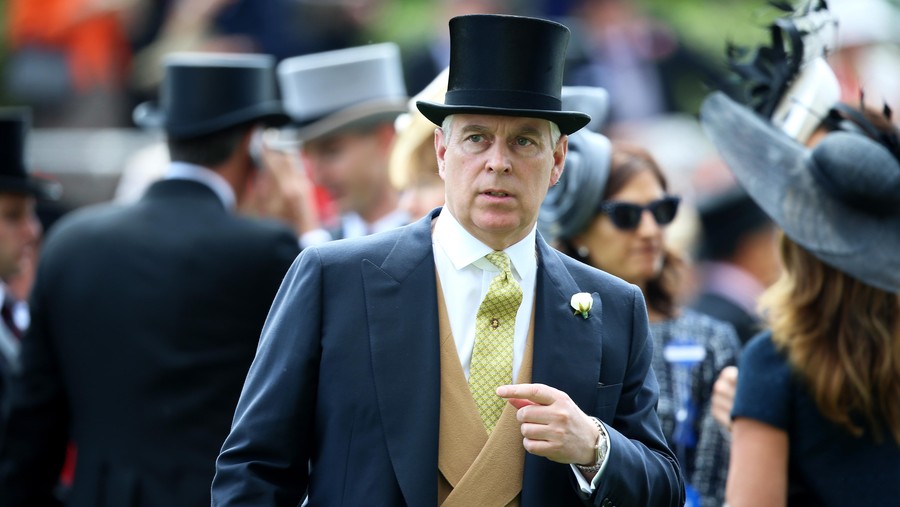 ASCOT, ENGLAND - JUNE 20:  Prince Andrew, Duke of York attends day four of Royal Ascot 2014 at Ascot Racecourse on June 20, 2014 in Ascot, England.  (Photo by Chris Jackson/Getty Images for Ascot Racecourse)