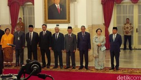 Megawati Hadiri Pelantikan Kepala Lembaga Sandi Negara