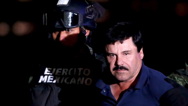 Hakim menyatakan Joaquin "El Chapo" Guzman Loera bersalah dalam kasus perdagangan narkoba dan sejumlah pembunuhan.