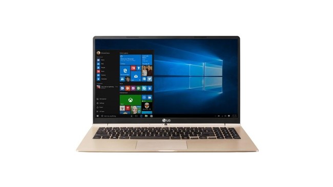 Sekilas, penampilan LG Gram tak jauh beda dengan Apple MacBook terbaru, namun punya bobot yang lebih ringan sekitar 1 kilogram.