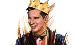 Infografis Messi 'Si Raja' 2015