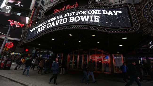 Itu akan dideklarasikan oleh perwakilan Wali Kota New York di penampilan terakhir Lazarus, musikal Broadway karya Bowie.