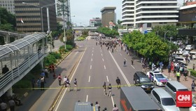 Polisi: Jalan Thamrin Dibuka Kembali Untuk Umum
