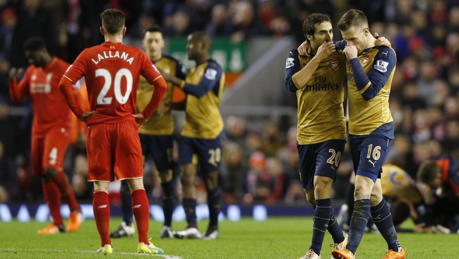 Arsene Wenger kecewa dengan hasil imbang lawan Liverpool lantaran Arsenal kebobolan di pengujung laga oleh Joe Allen.