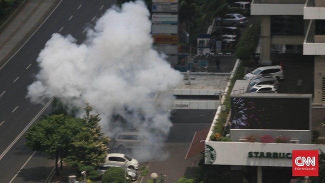 RSCM menerima satu korban ledakan dan teror yang terjadi di kawasan Thamrin, Jakarta, Kamis (14/1).