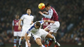 Babak Pertama Usai, Leicester 1-0 Aston Villa