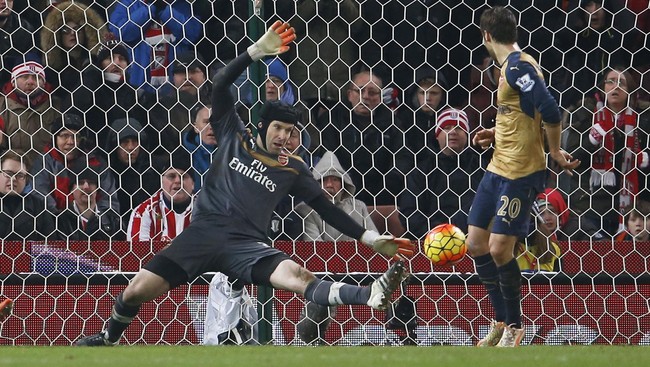 Arsene Wenger mengaku puas dengan raihan satu poin yang didapat Arsenal usai hasil imbang lawan Stoke City di Stadion Britannia.