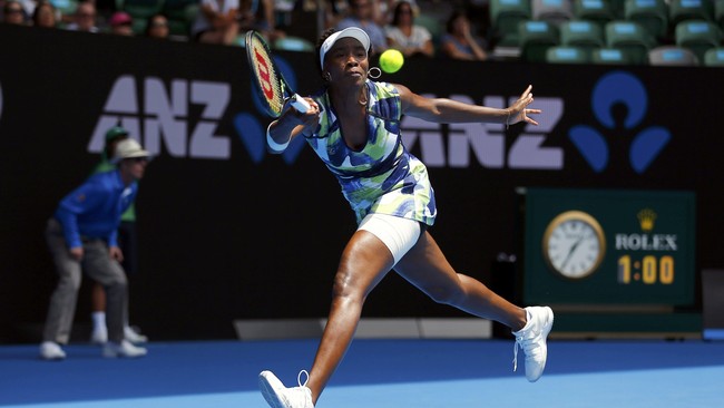 Hanya dalam waktu 79 menit dan 18 gim Venus Williams harus kehilangan mimpinya untuk merebut Australia Terbuka dalam kariernya.