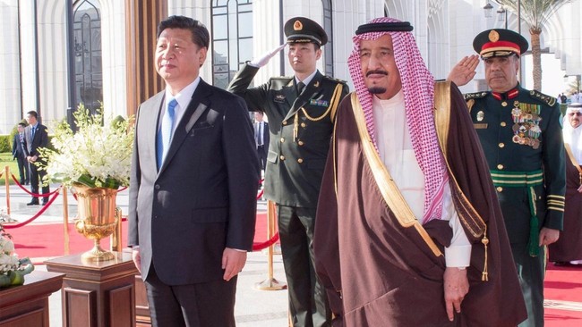 Dalam kunjungannya ke Saudi, Presiden China, Xi Jinping mengisyaratkan dukungannya bagi pemerintah Yaman yang tengah dilanda pemberontakan Houthi.