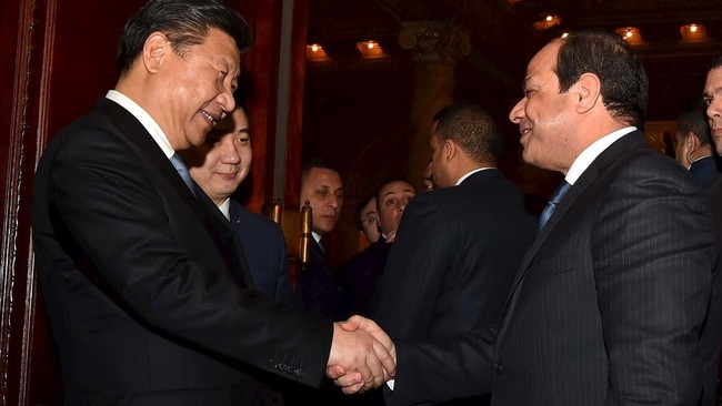 Menjelang peringatan revolusi Mesir, Xi Jinping mendukung upaya Kairo untuk menjaga stabilitas.
