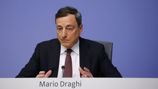 Bank sentral Eropa (ECB) memutuskan untuk memangkas bunga simpanan menjadi minus dan menurunkan bunga acuan ke angka 0 persen.