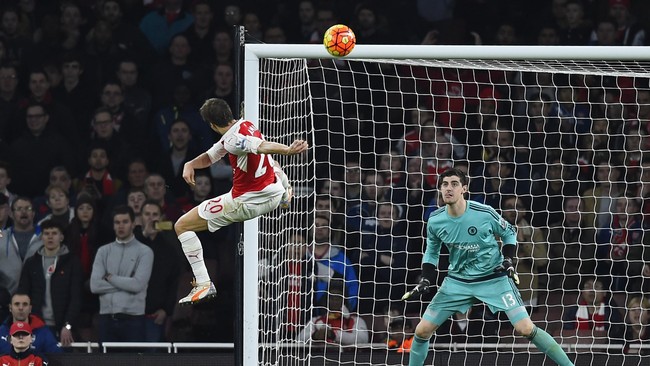 Satu rekor unik Mathieu Flamini pecah ketika Arsenal ditundukkan Chelsea di Stadion Emirates karena gol tunggal Diego Costa.