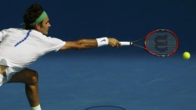 Foto Terbaik Kemenangan Mudah Roger Federer