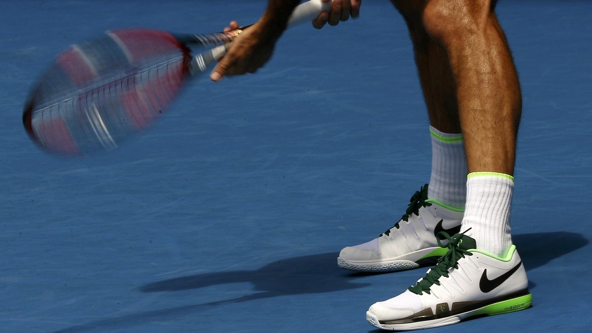 Foto Terbaik Kemenangan Mudah Roger Federer