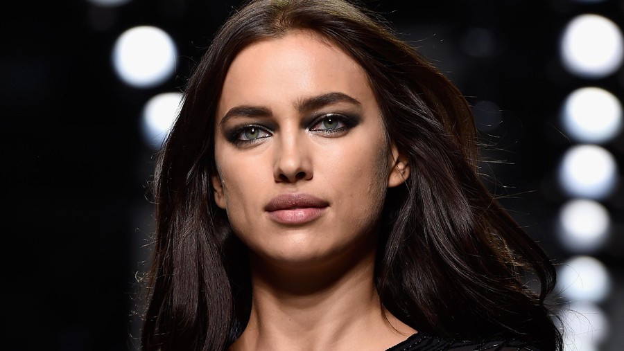 PARIS, FRANCE - JANUARY 24:  Irina Shayk poses Backstage prior the Versace Spring Summer 2016 show as part of Paris Fashion Week on January 24, 2016 in Paris, France.  (Photo by Pascal Le Segretain/Getty Images)