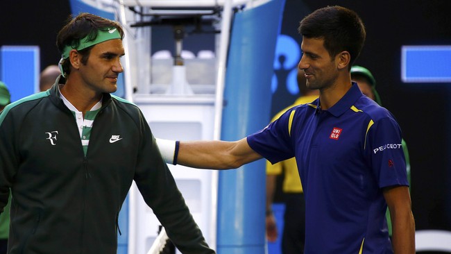 Sempat memberi angin untuk Roger Federer di set ketiga, Novak Djokovic kemudian membungkus kemenangan mudah dalam waktu dua jam 19 menit.