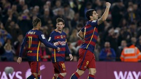 Suarez: Kami Bangga Trio MSN Selalu Cetak Gol