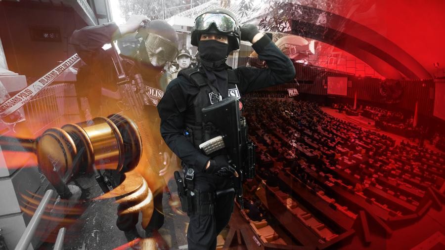 ilustrasi revisi Undang-undang terorisme