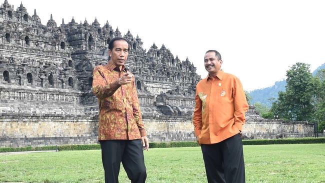 Presiden Joko Widodo memerintahkan pihak terkait untuk mengembangkan kawasan wisata warisan budaya dunia tersebut.
