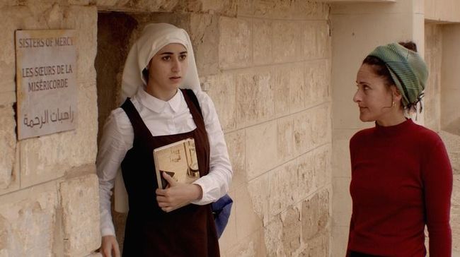 Tentang Ave Maria, film pendek arahan sutradara Palestina yang jadi nomine Oscar. Mungkinkah menertawakan sesuatu di Tepi Barat yang menegangkan?