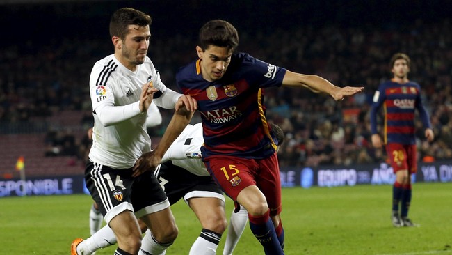 Luis Enrique menciptakan rekor baru setelah Barcelona ditahan imbang Valencia 1-1 pada leg kedua semifinal Piala Raja di Stadion Mestalla, Rabu (10/2).