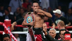 Bangganya Daud Yordan Bawa Sabuk Gelar dari Uruguay
